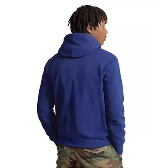 NEW $248 Polo Ralph Lauren Kayak Expedition Hoodie Sweatshirt! M Blue Huge Graph